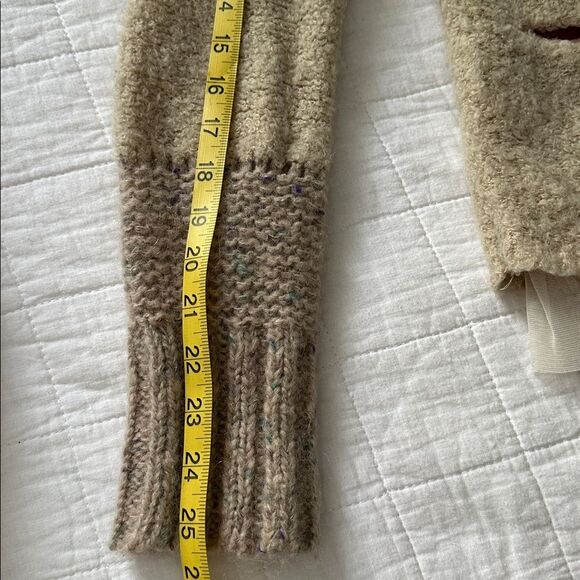 Charlie & Robin Anthropologie Wool Blend Romantic Boho Tiered Tulle Cardigan  M - Picture 12 of 13